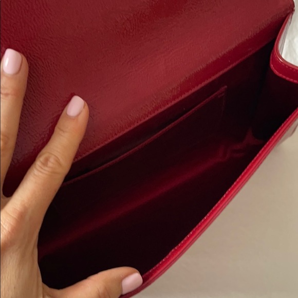 YSL ❌SOLD ❌red clutch authentic ! - Picture 4 of 11